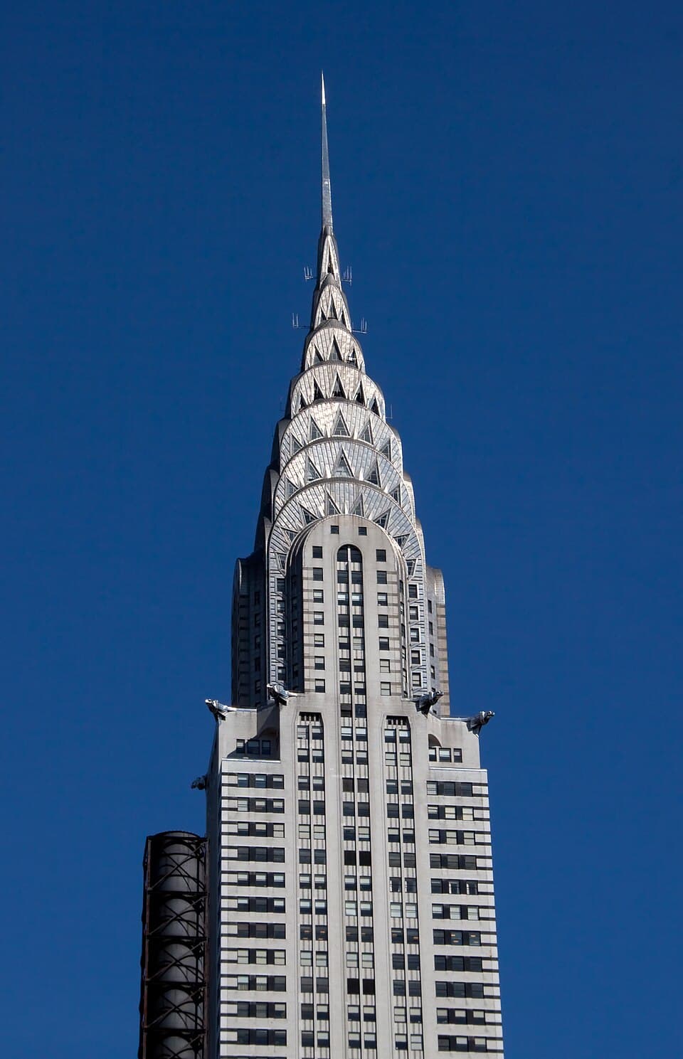 The stainless-steel crown of the Chrysler Building, New York